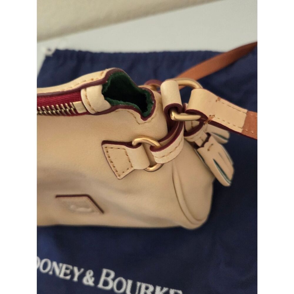 Dooney & Bourke Mini Zip Florentine Leather Crossbody Bag - Picture 7 of 10
